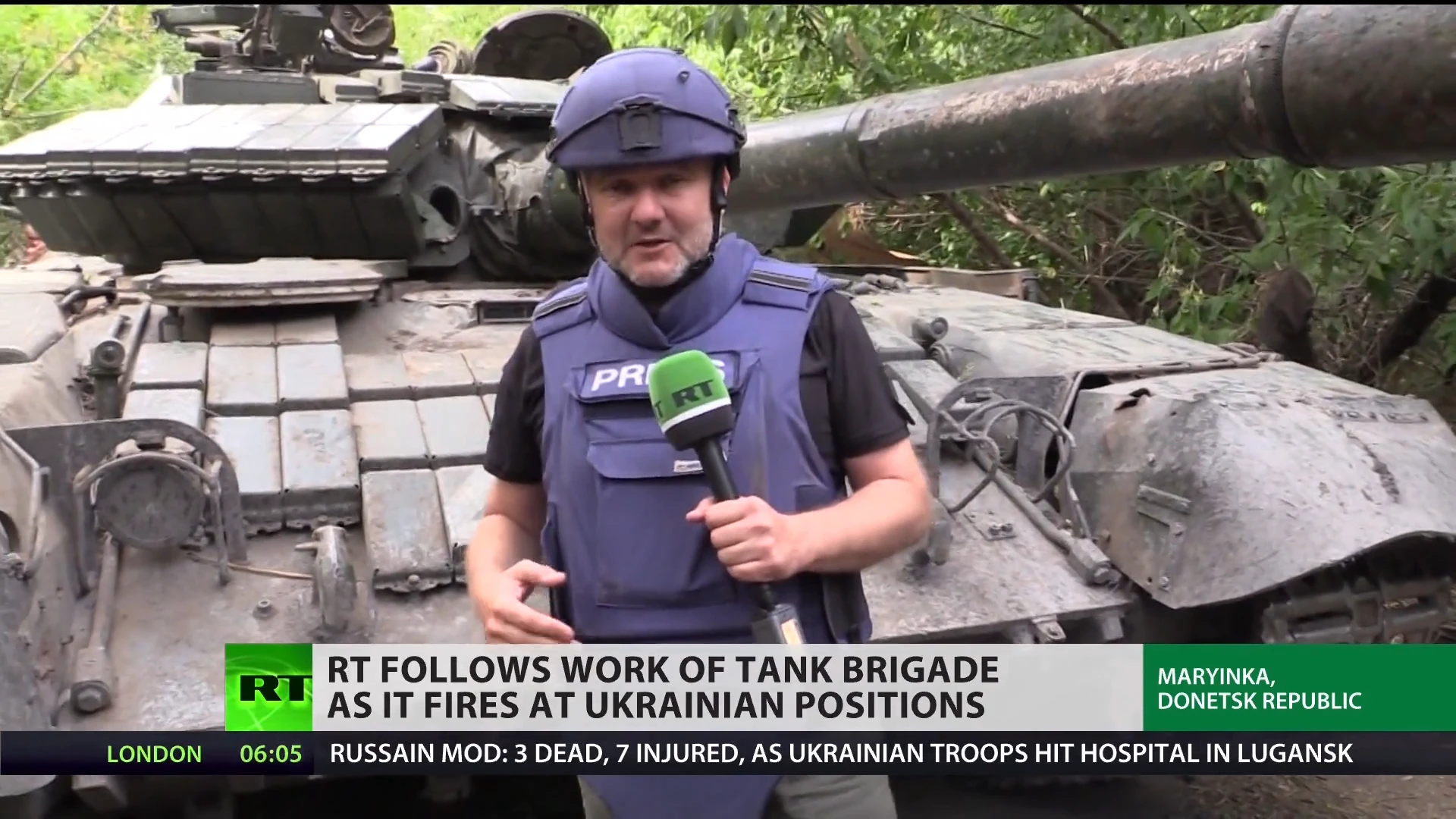 RT follows tank brigade in DPR as it strikes Ukrainian positions