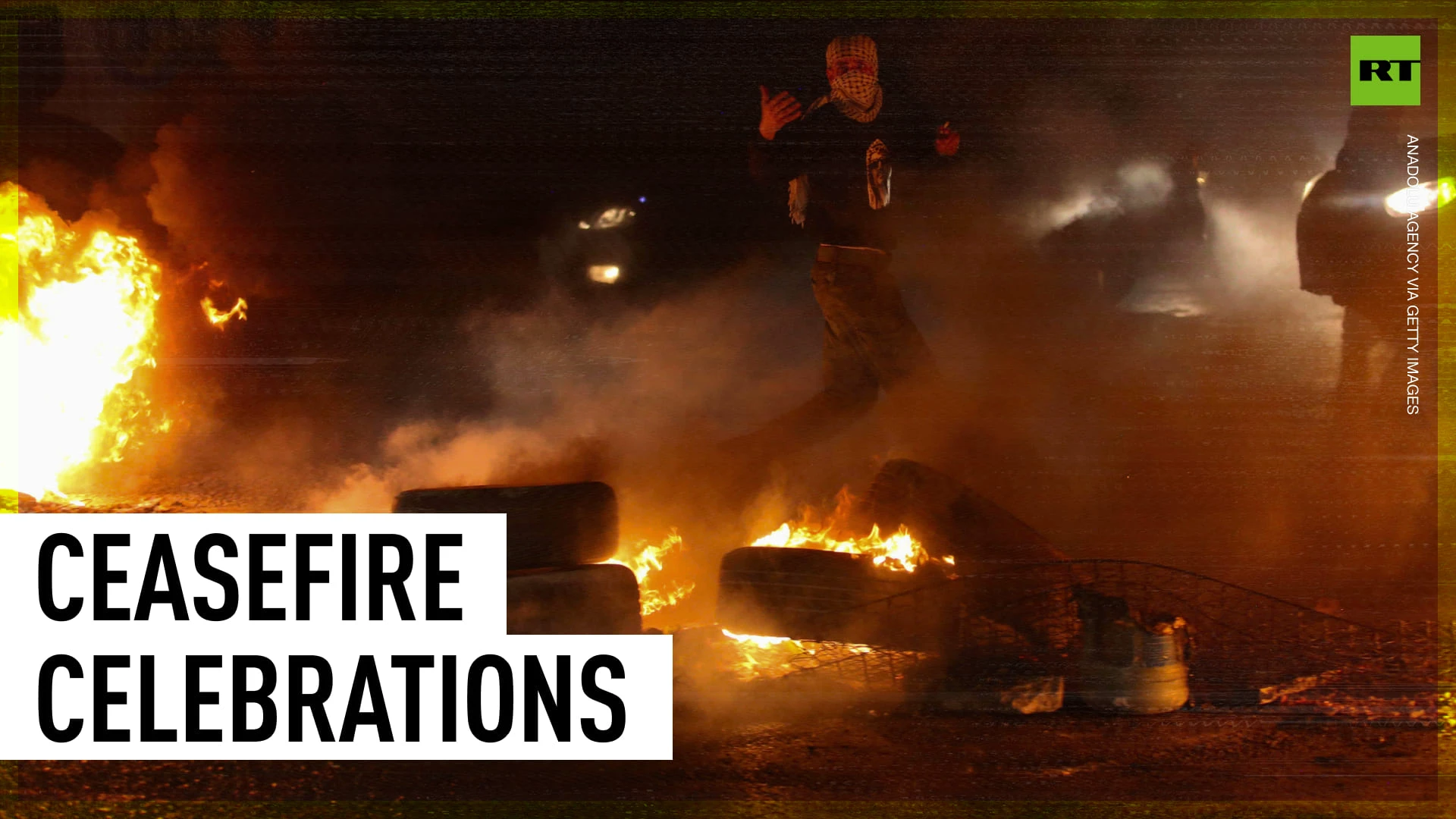 Gaza celebrations as Palestinian militants confirm truce with Israel