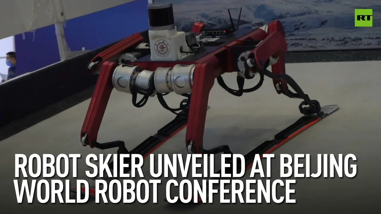 Robot skier unveiled at Beijing World Robot Conference