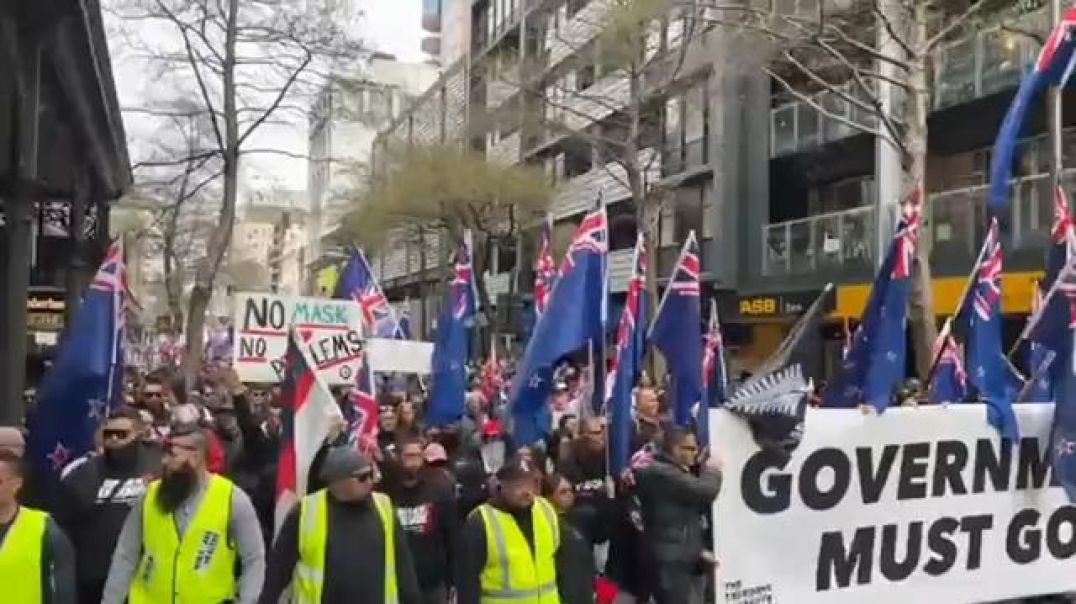 Wellington NZ: After the Years of COVID Tyranny, Protestors Call For Jail Time