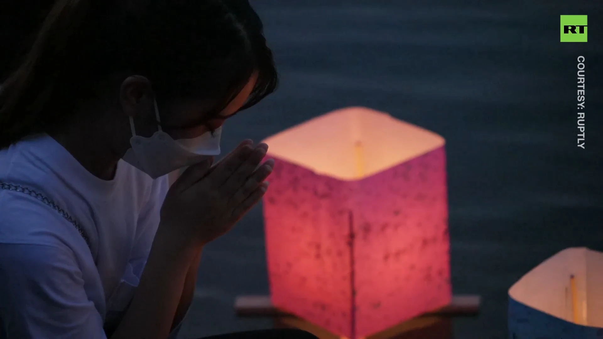 Lanterns adorn Motoyasu river as Hiroshima marks anniversary of atomic bombing