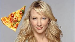 Anne Heche, another cheese pizza victim.