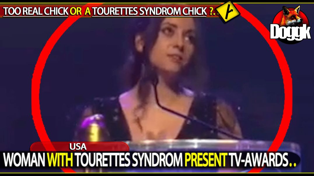 WOMAN WITH TOURETTES SYNDROM PRESENT TV-AWARDS.. (USA)