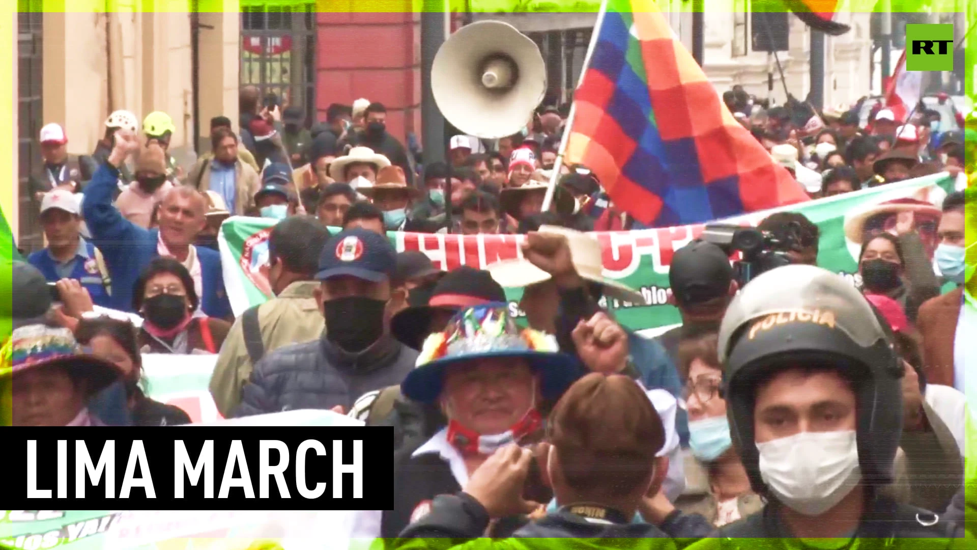 Hundreds march in Peru demanding government fulfill its promises