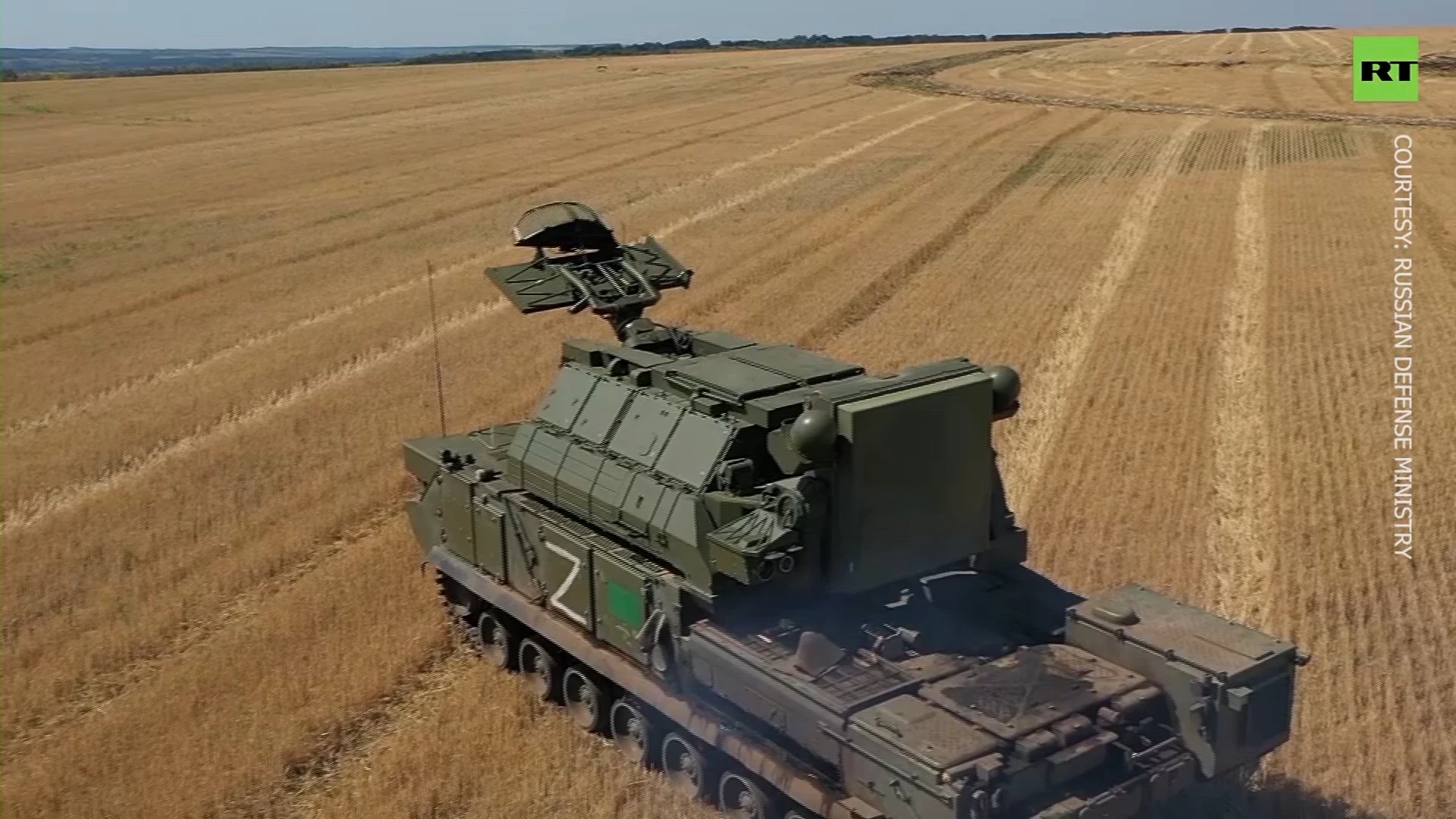 Tor-M2 missile system shields Russian troops from air attacks