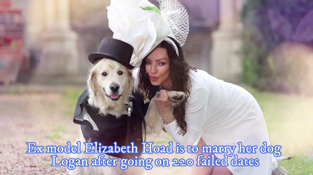 Ex model Elizabeth Hoad is to marry her dog Logan after going on 220 failed dates