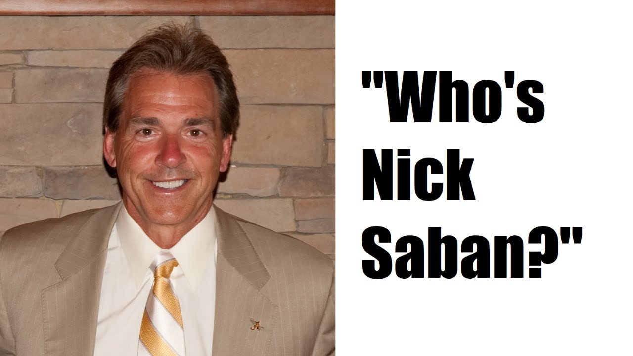 The Clarey Test on Nick Saban