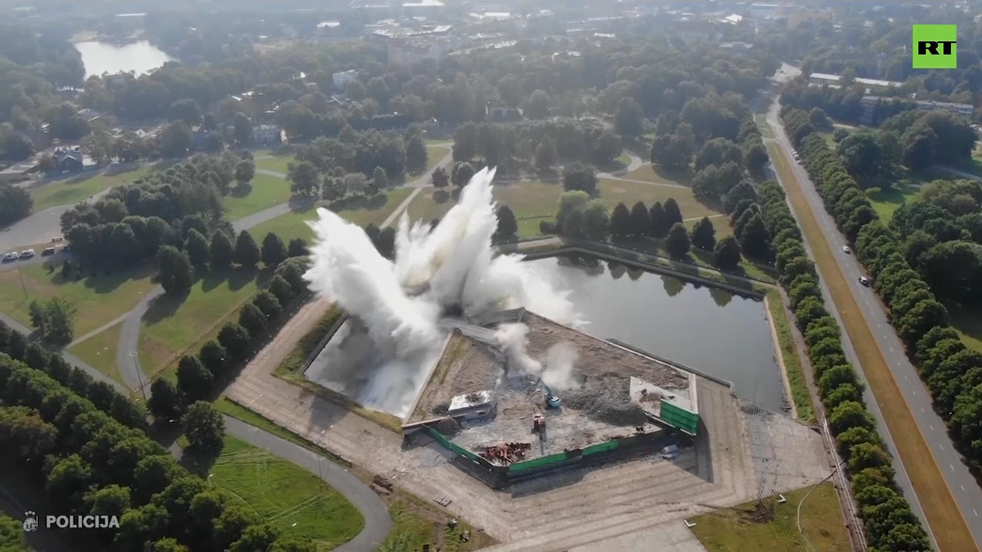 Last part of WWII Soviet monument demolished in Latvia