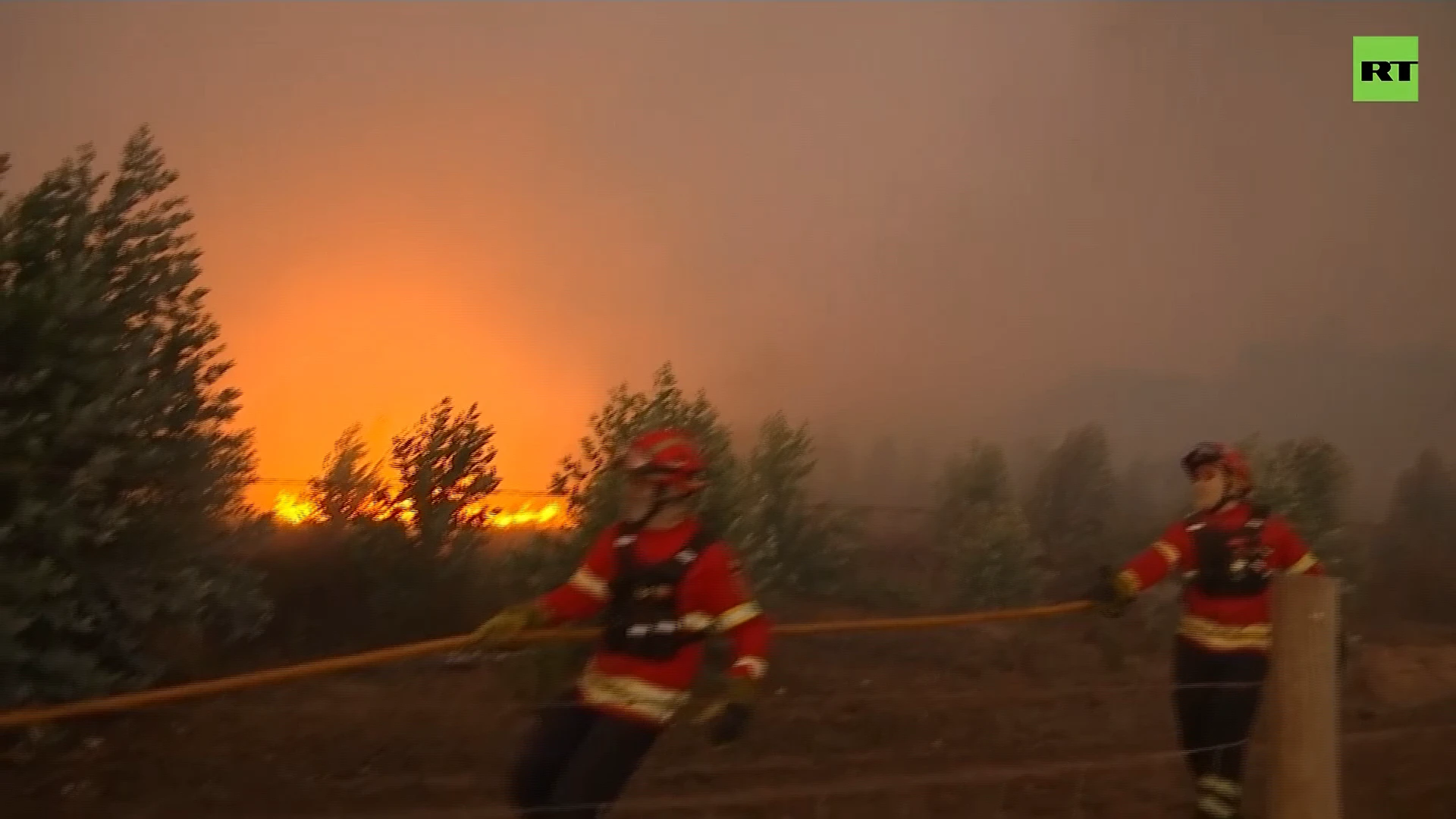 Rampant wildfires continue to rage in Portugal