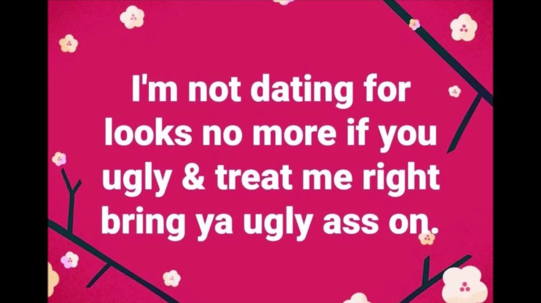 Ladies, Even "Ugly Men" Will NOT Accept A Raw Deal.