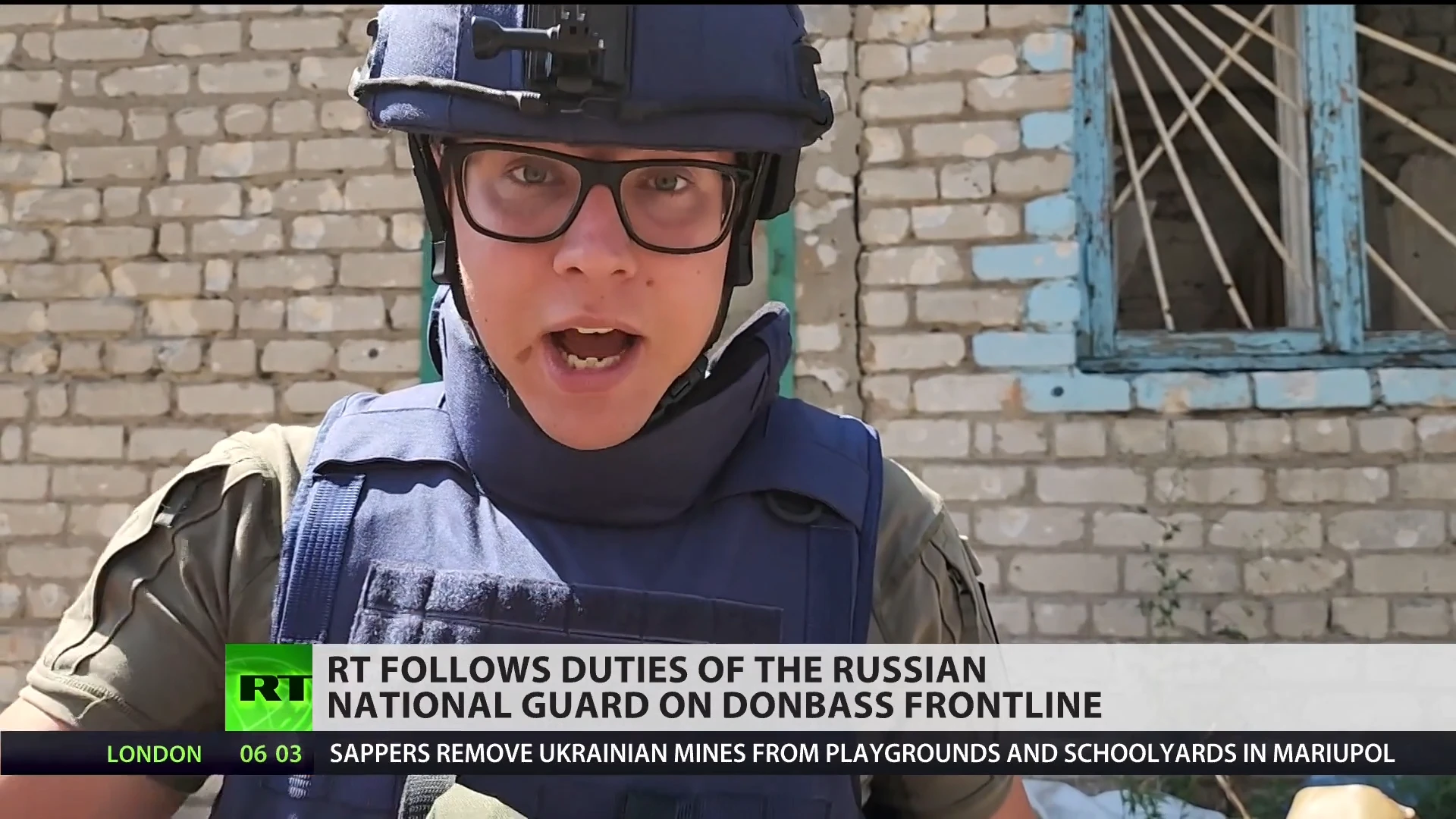 RT follows Russian National Guard on Donbass frontline