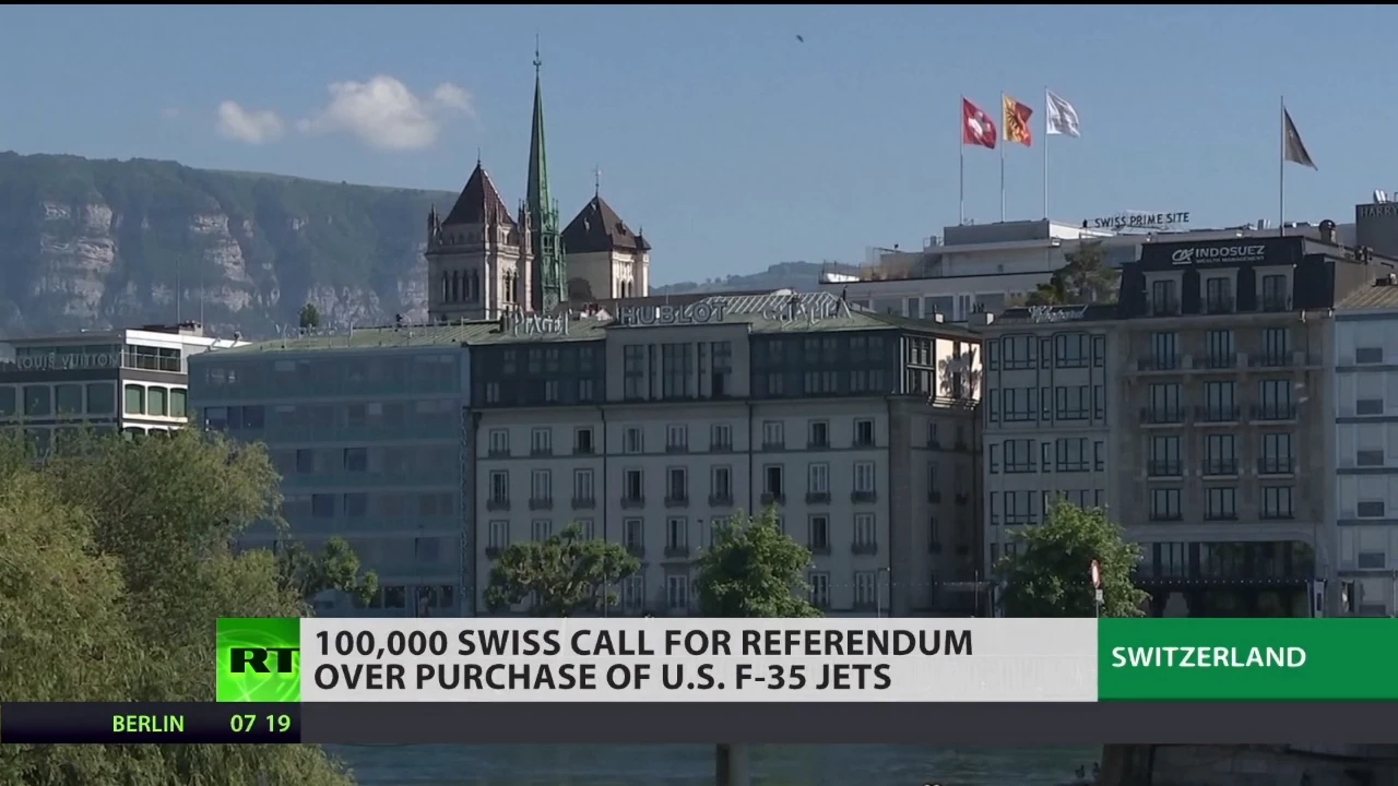 Swiss government criticized for buying American fighter jets