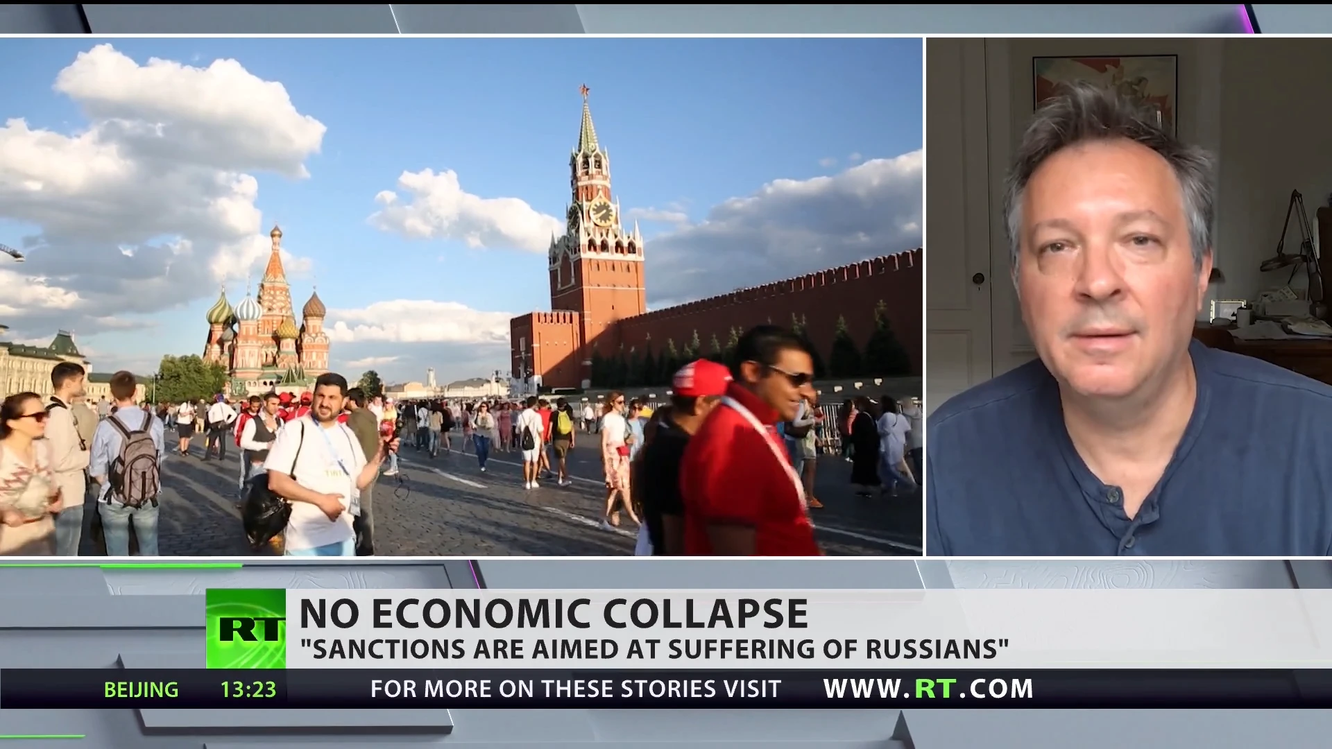 Russian economy is not in danger of collapse despite sanctions – report