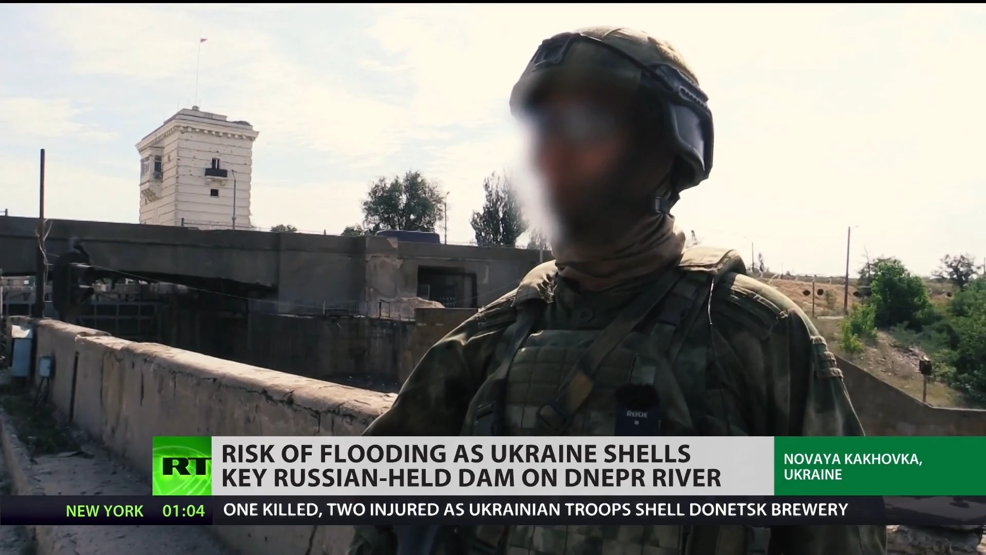 Ukrainian shelling of Russian-held dam prompts fears of flooding