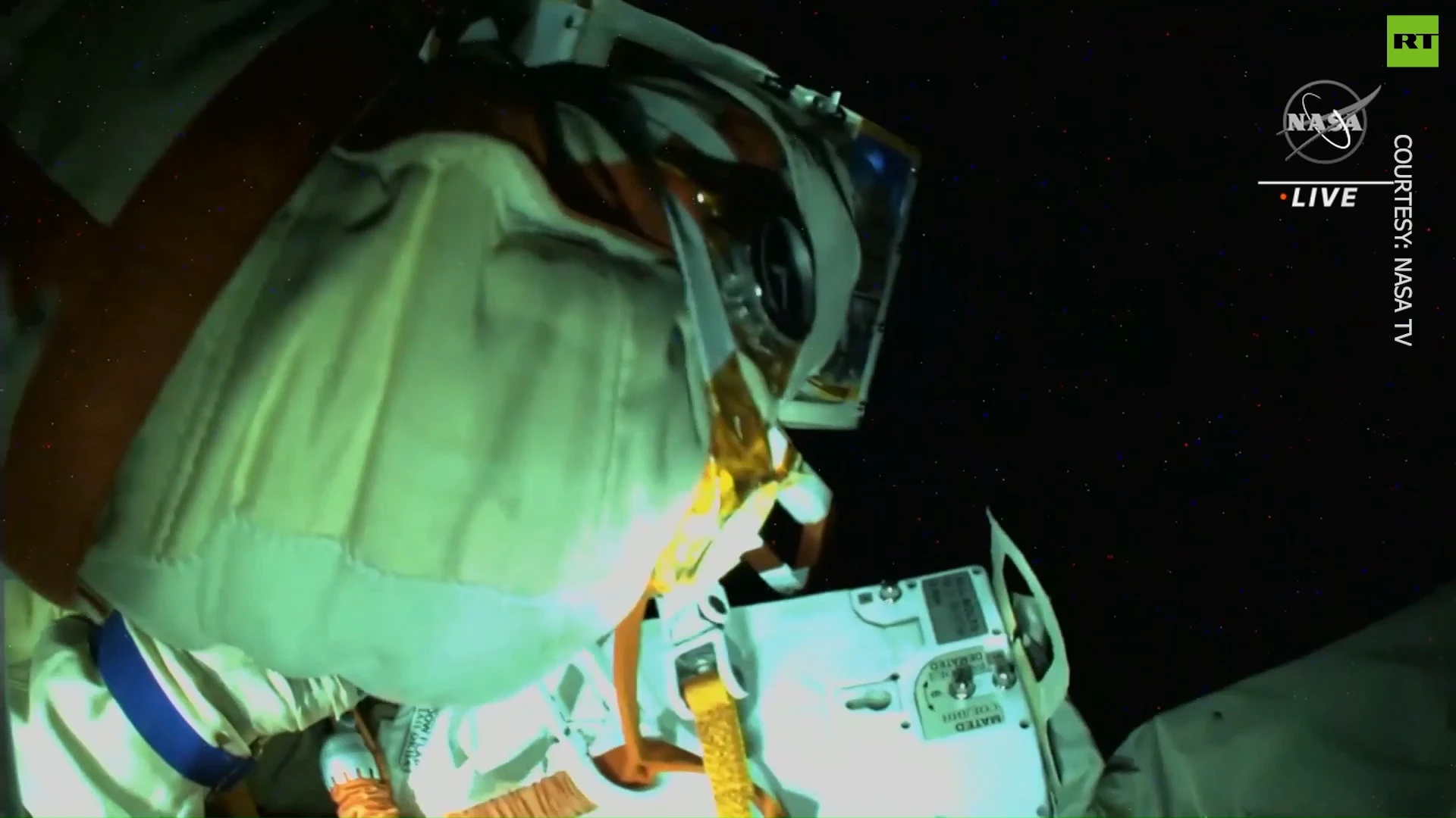 ‘Drop everything and go back’: Spacewalk cut short by suit malfunction