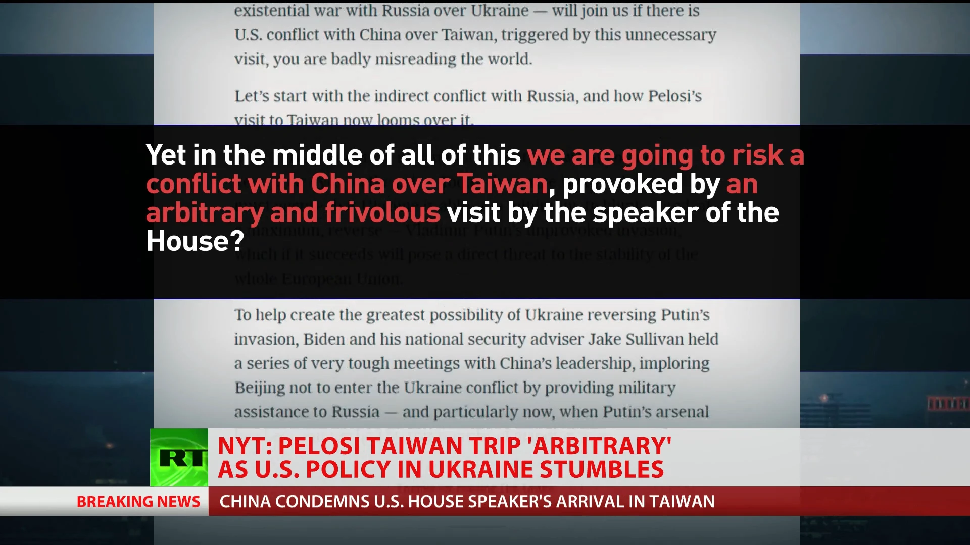 ‘Why visit Taiwan?’ — asks everyone, including NYT