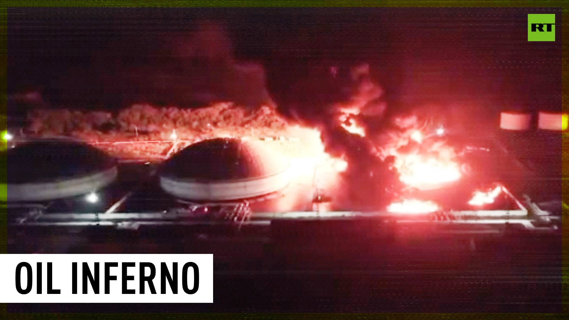 Lightning sparks massive fire in Cuban oil tanks