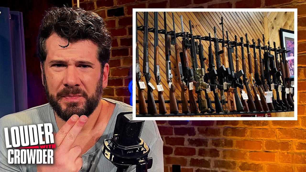 YOU'RE ON A GUN REGISTRY... SPONSORED BY VISA & MASTERCARD! | Louder with Crowder