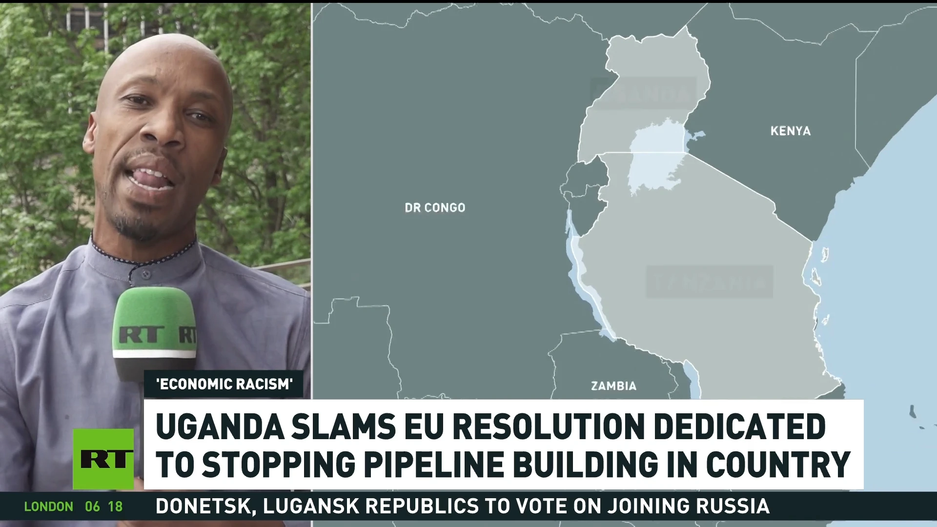 Uganda decries EU move to stop construction of country’s pipeline