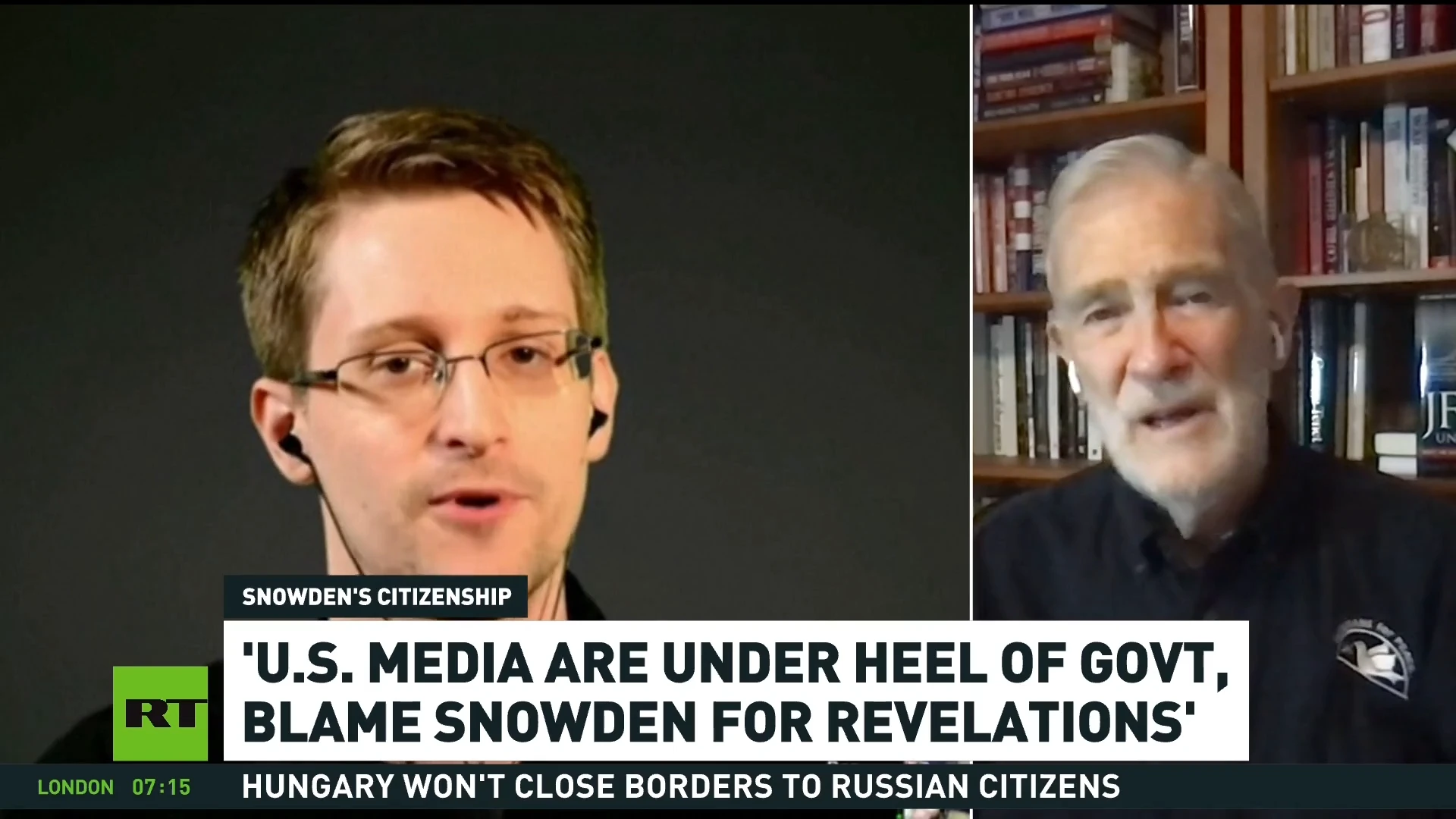 Edward Snowden granted Russian citizenship