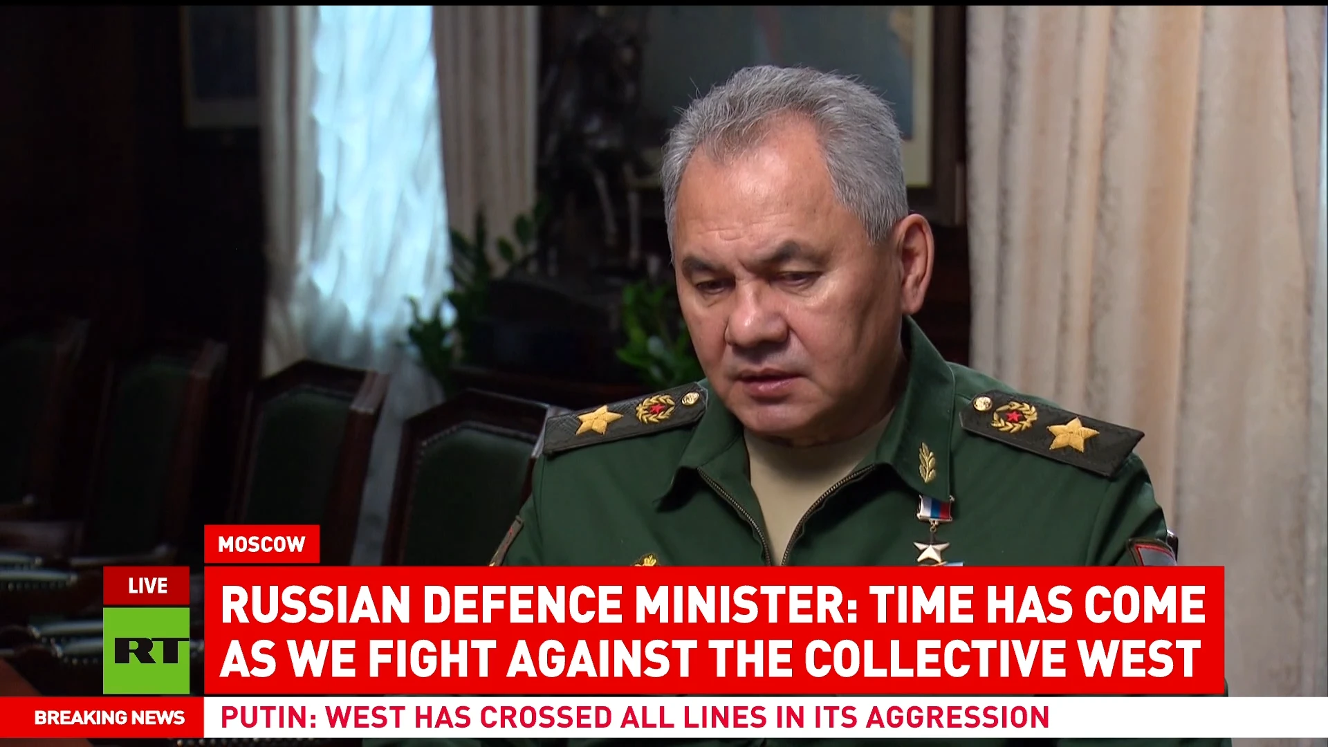 Russian Defense Minister Shoigu explains partial military mobilization