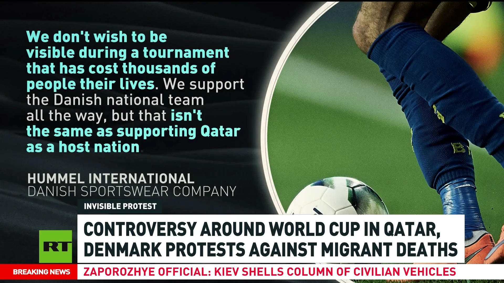 Denmark protests Qatar as host of World Cup