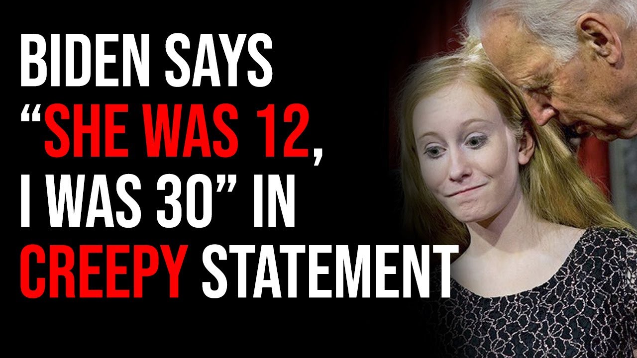 Biden Says "She Was 12, I Was 30" In Creepy & Shockingly Weird Statement