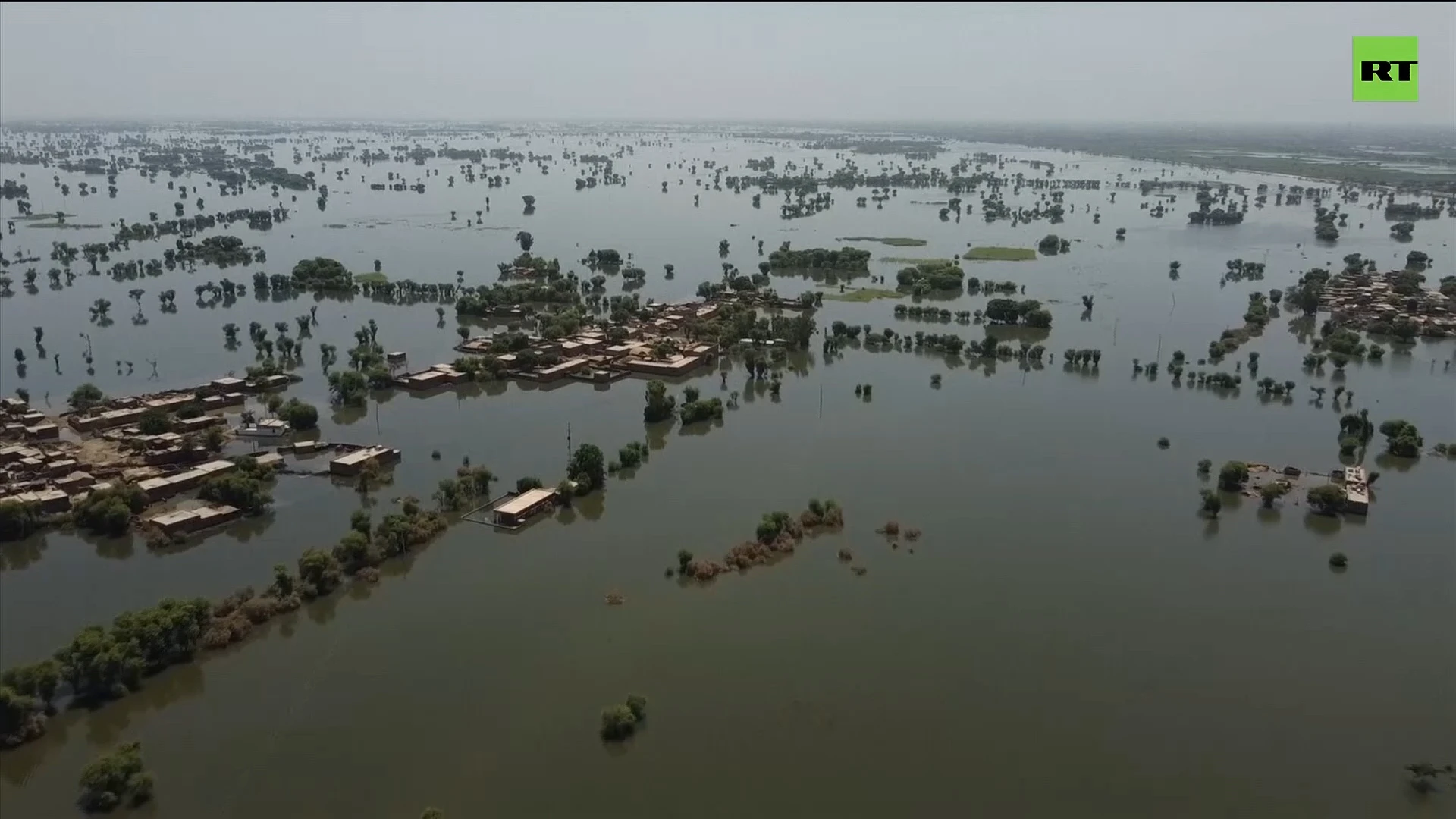 Devastating: Drone footage reveals scale of Pakistan flooding disaster