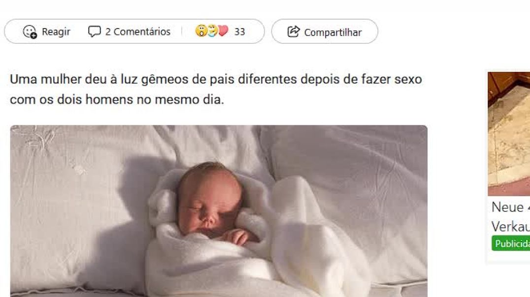 Mulher tem FILHOS GÊMEOS de HOMENS diferentes