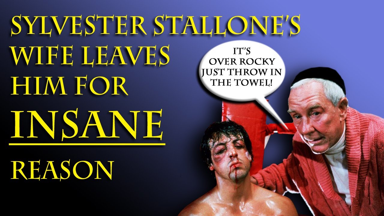 80% of women file for divorce, Sly Stallone just found this out.