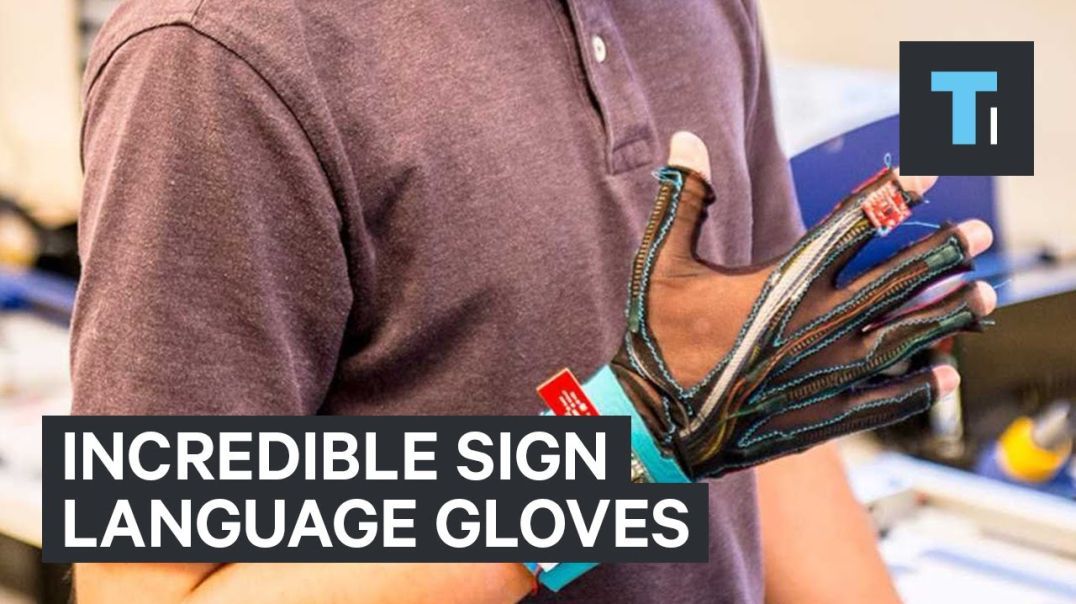 Incredible sign language gloves