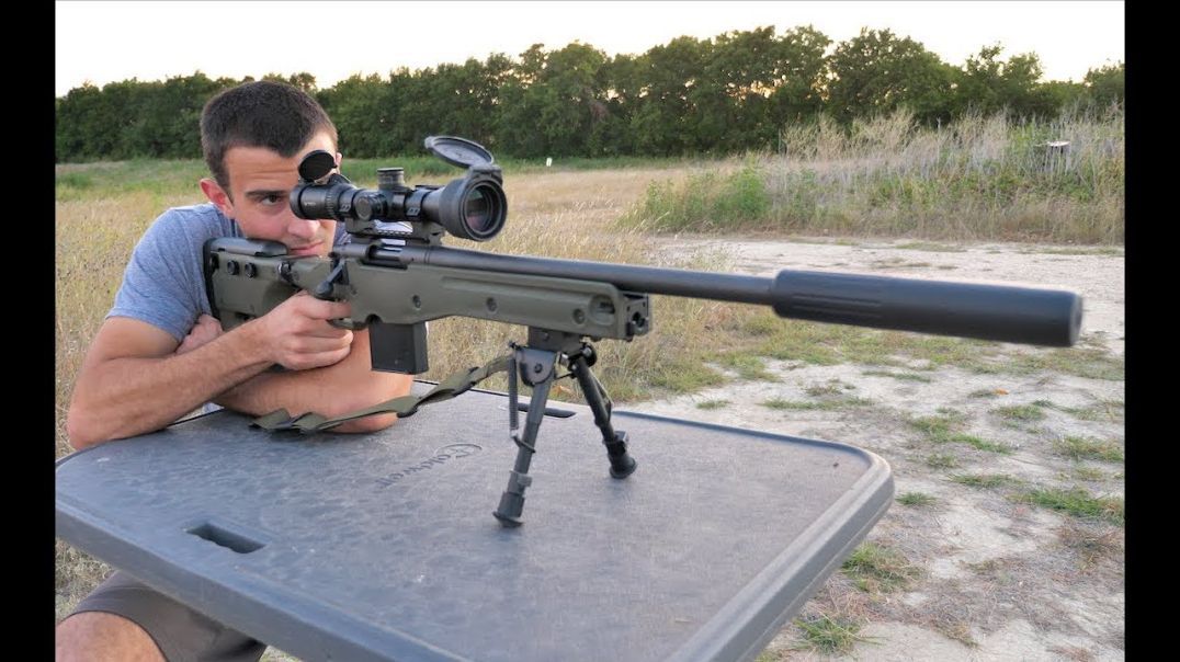 The Quietest Sniper Rifle! - Suppressed Subsonic .308