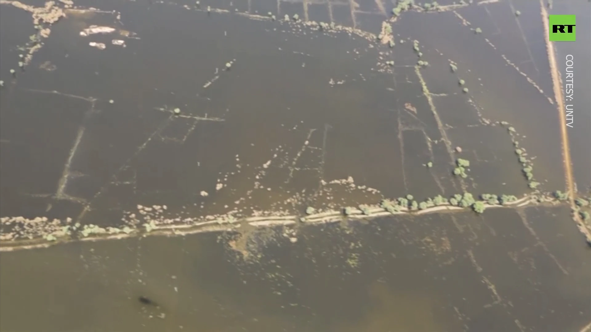 Aerial footage shows scale of disaster caused by Pakistan floods