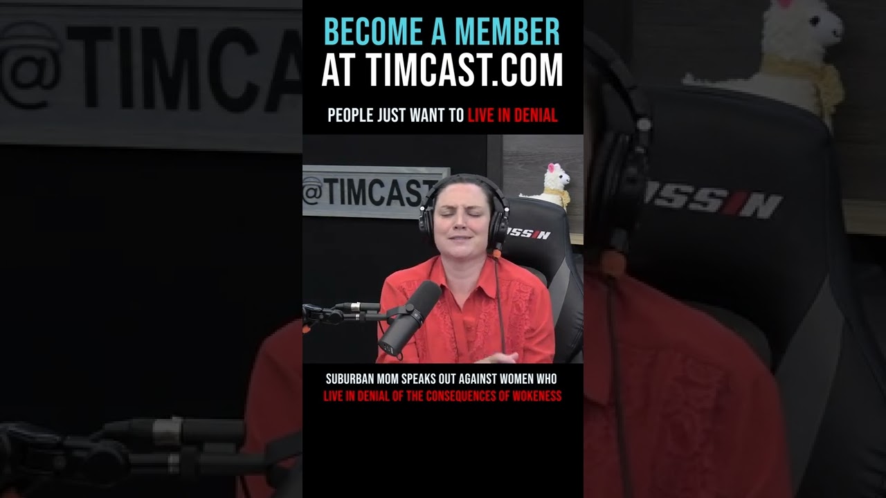 Timcast IRL - People Just Want To Live In Denial #shorts