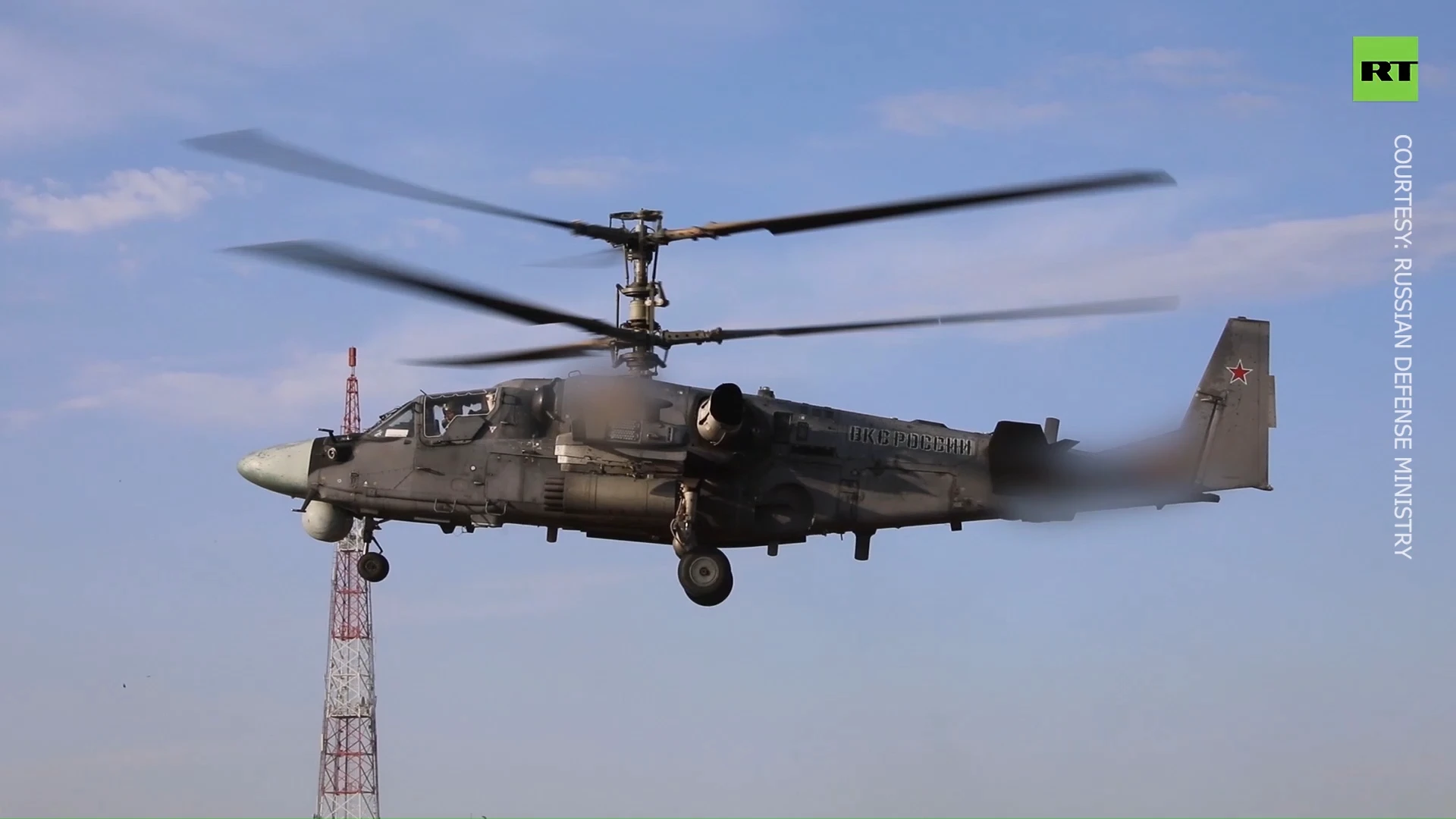 Ka-52 choppers destroy Ukrainian army positions and military vehicles