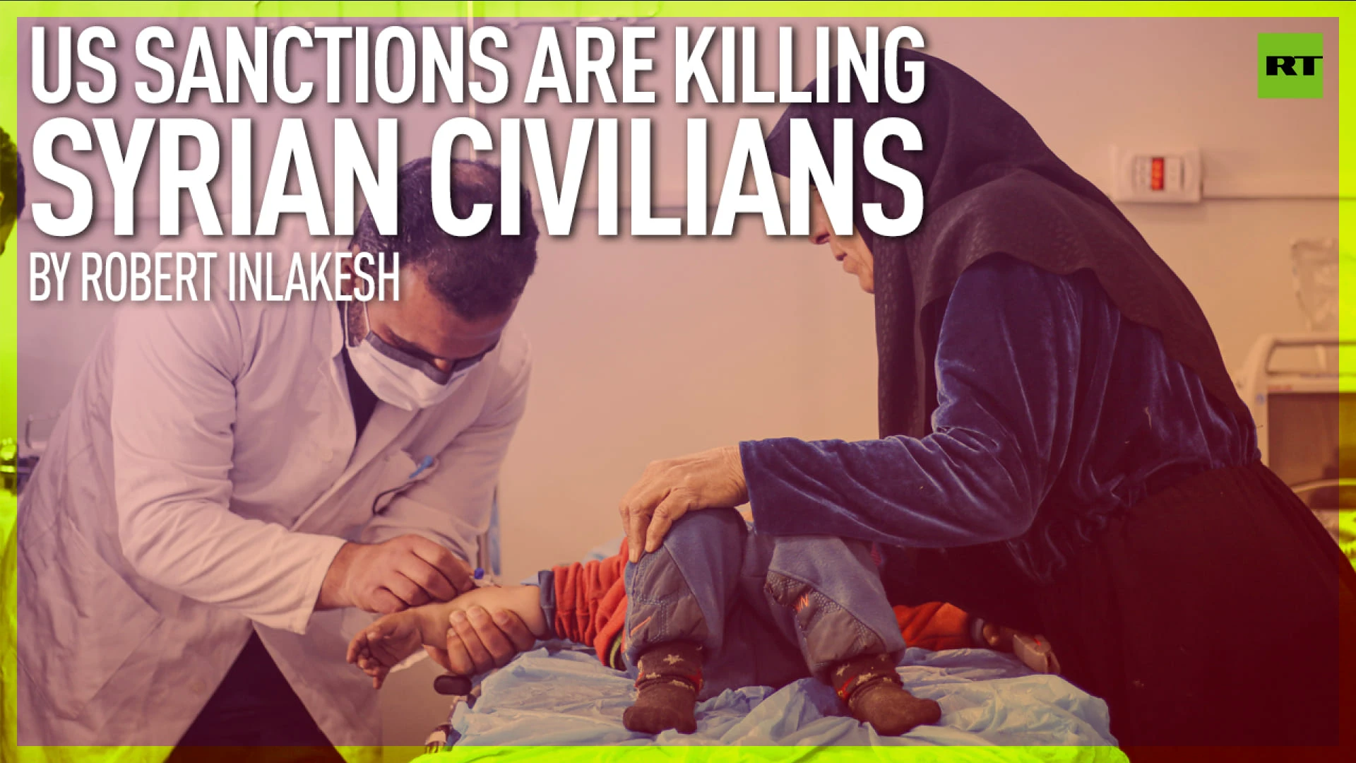 US sanctions are killing Syrian civilians