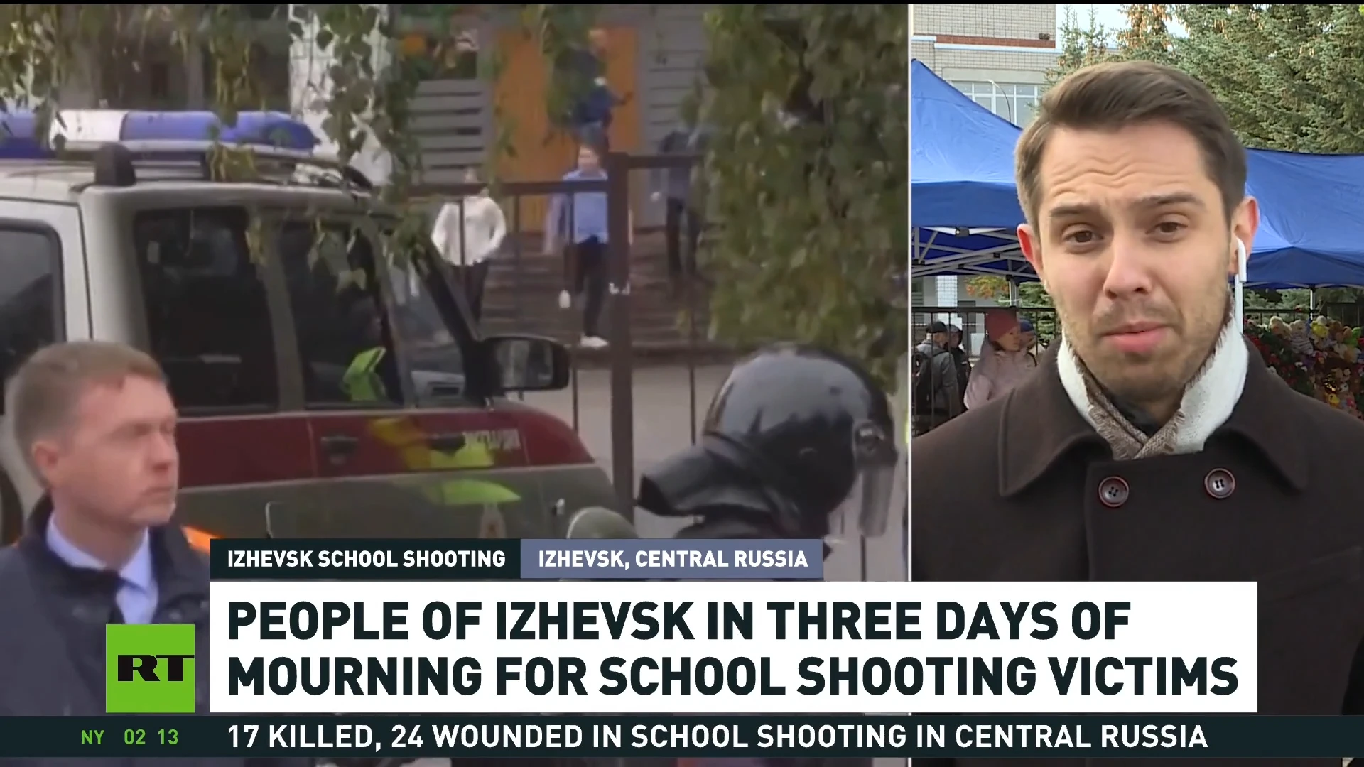 Izhevsk school massacre: RT reports from the scene