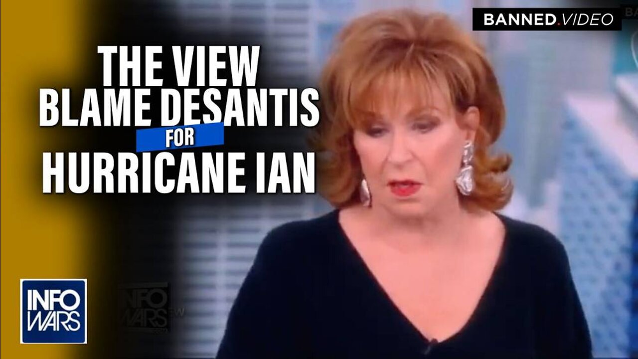 VIDEO: The View Claims Governor DeSantis Behind Hurricane Ian's Destruction in Florida