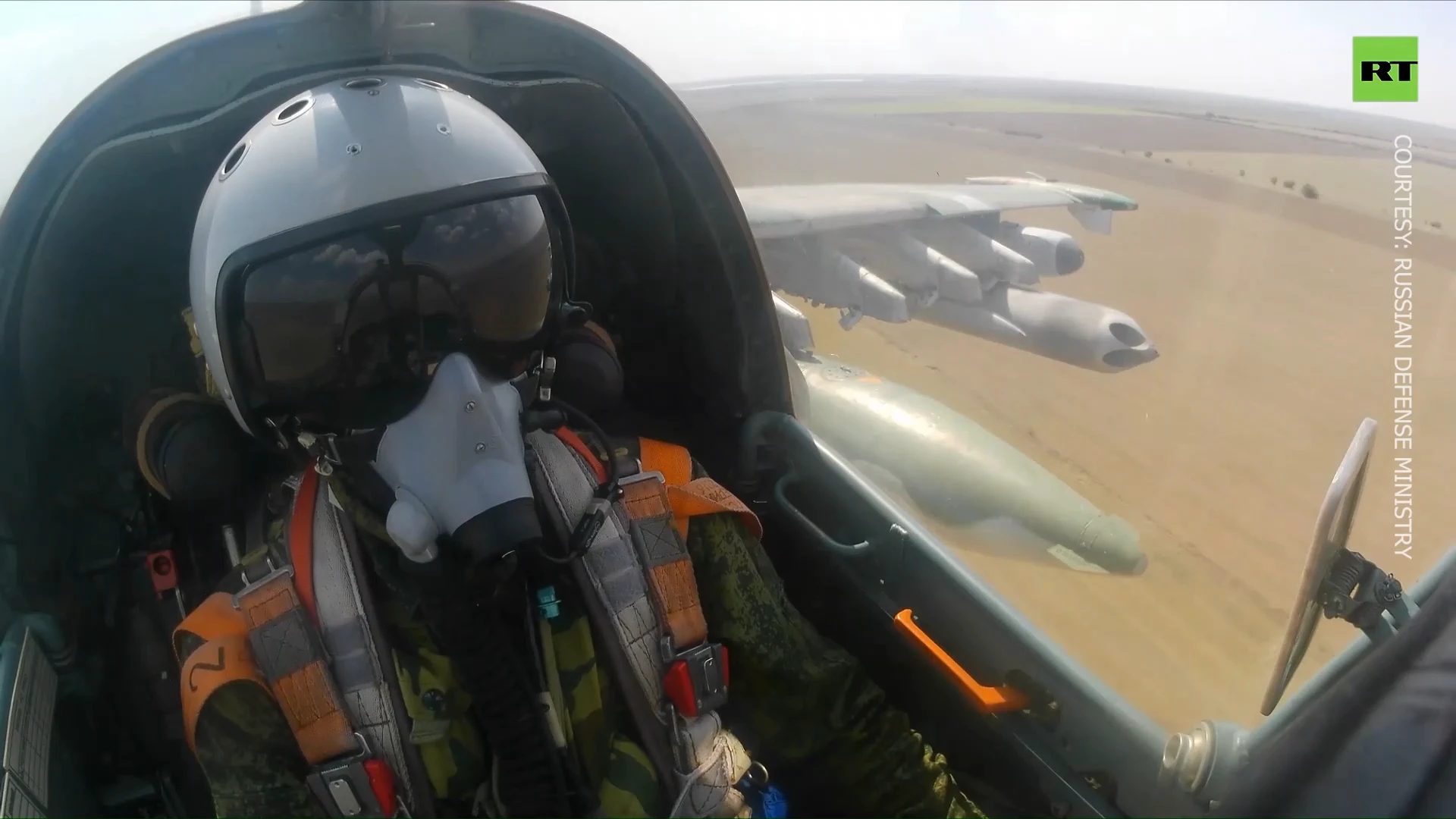 Su-25 aircraft combat sortie during special military operation