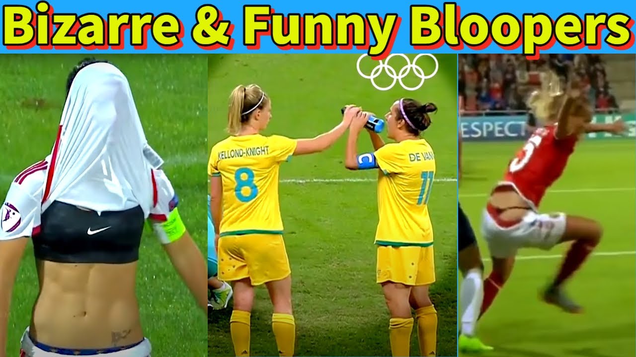 Craziest Moments in Women's Football (Breakdown) Hilarious Comedy Fail Montage Compilation