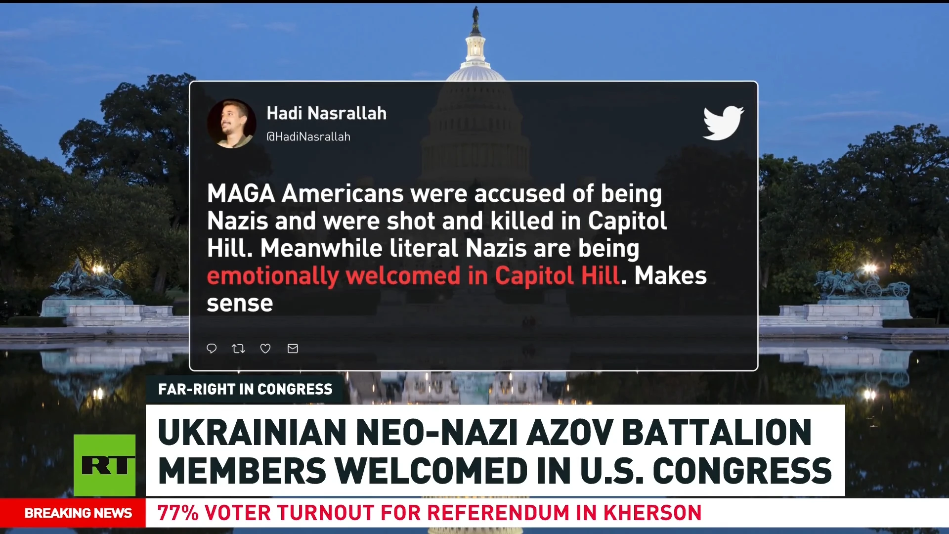 US congress welcomes neo-Nazi Azov Battalion members