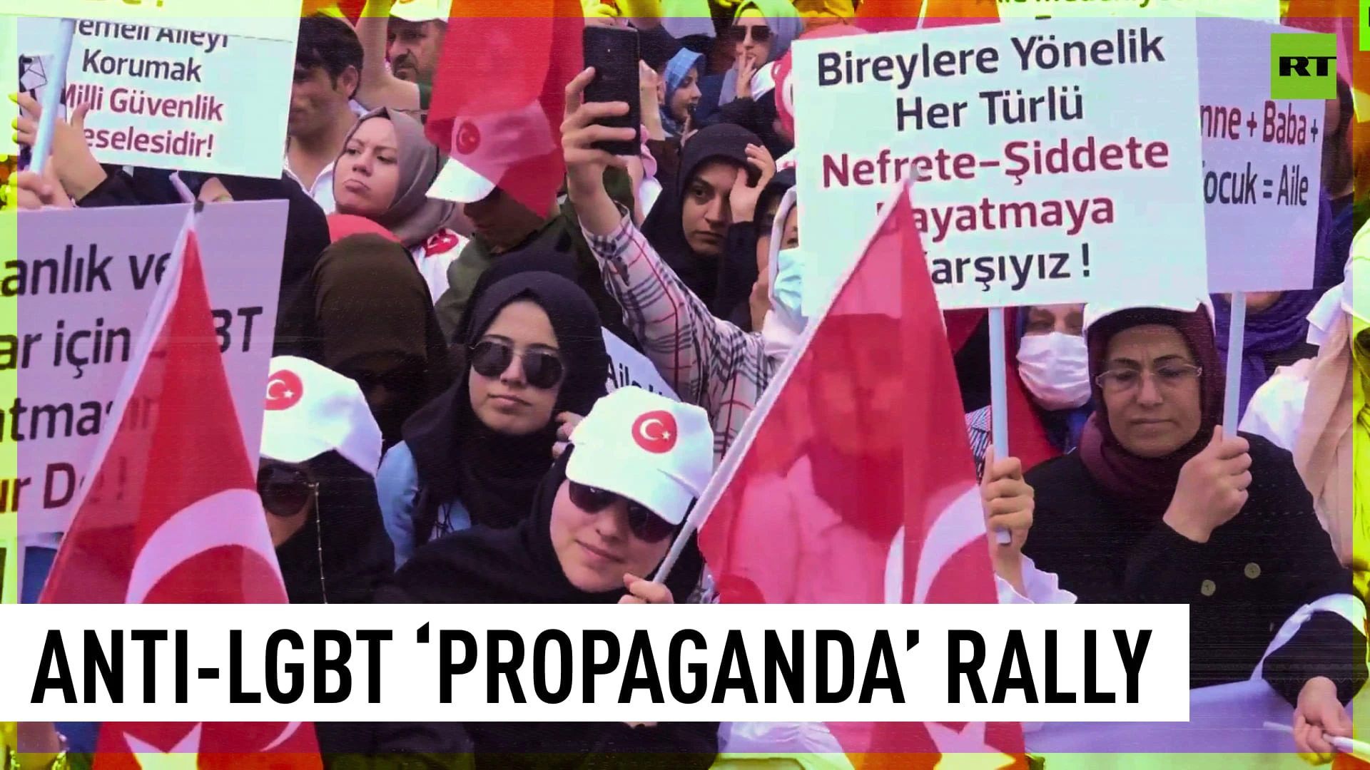 Huge crowds protest against LGBT ‘propaganda’ in Istanbul