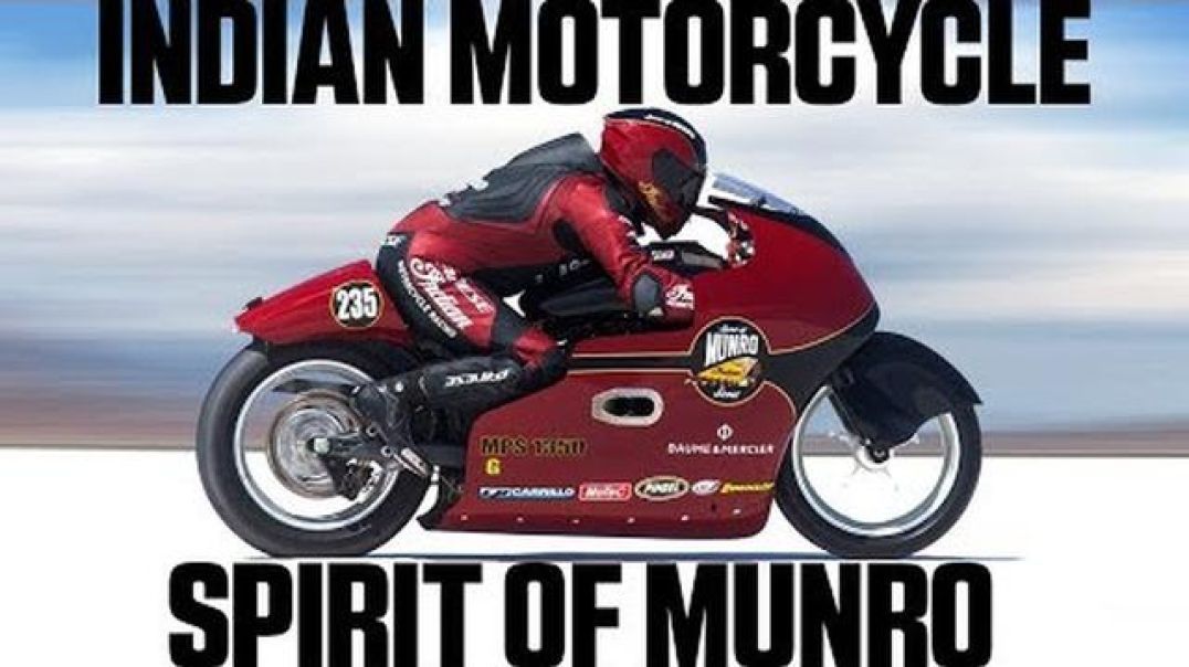 Indian Motorcycle Spirit Of Munro Chases 200 mph at Bonneville {Very Cool} Me Think.