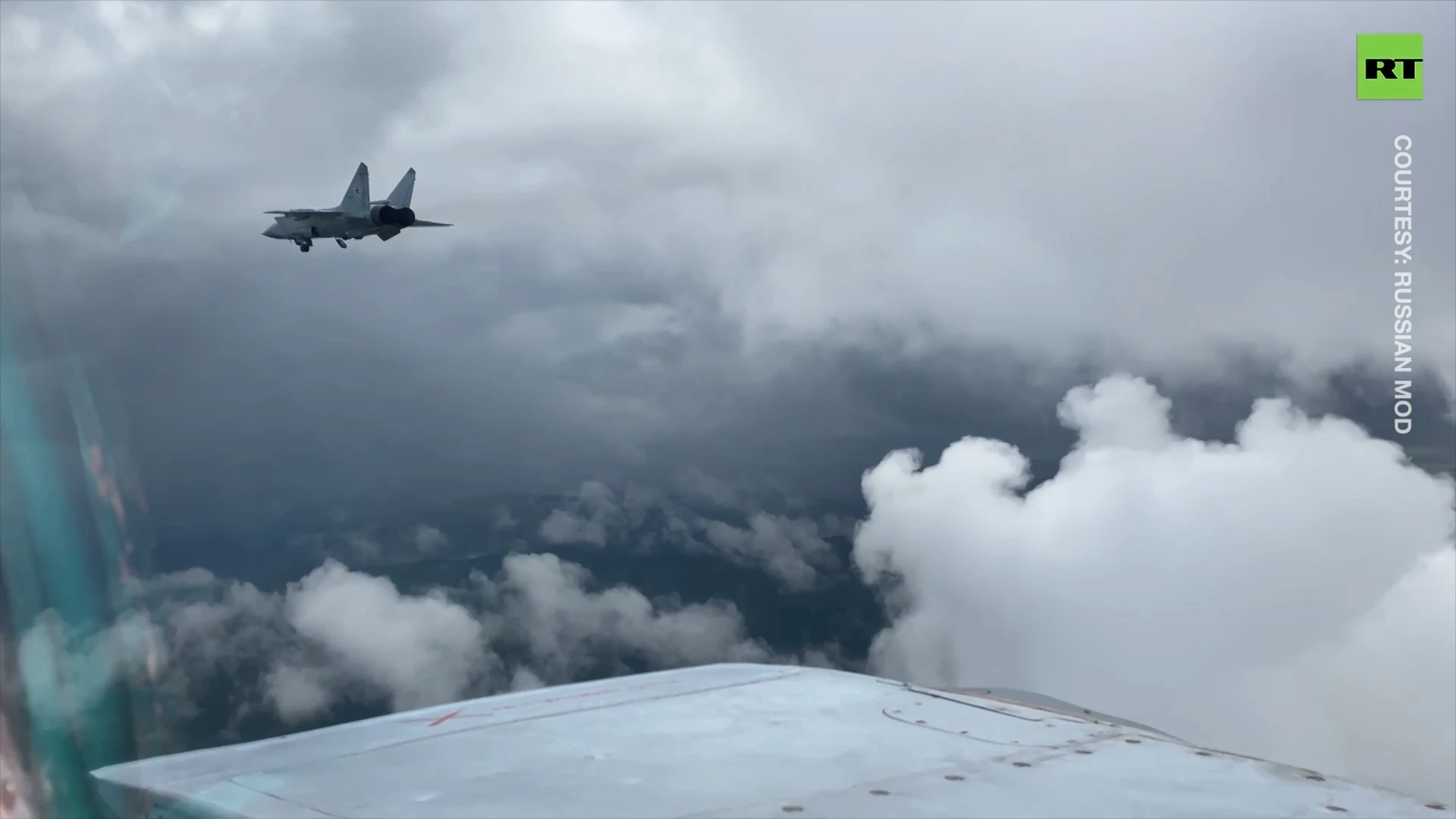 Fighter aircraft on duty at 'Vostok-2022' military drills