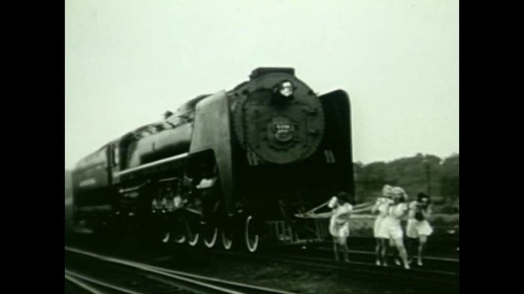 Turning Point the Story of Bearings, New York Central "Niagara" 4-8-4 Pulled by Four Young Girls