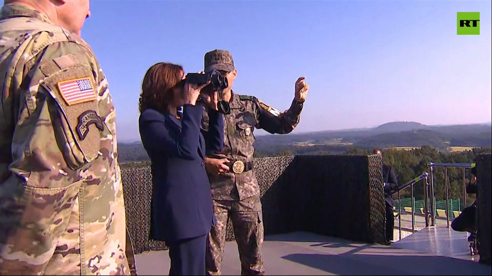 Kamala Harris tours Korean DMZ