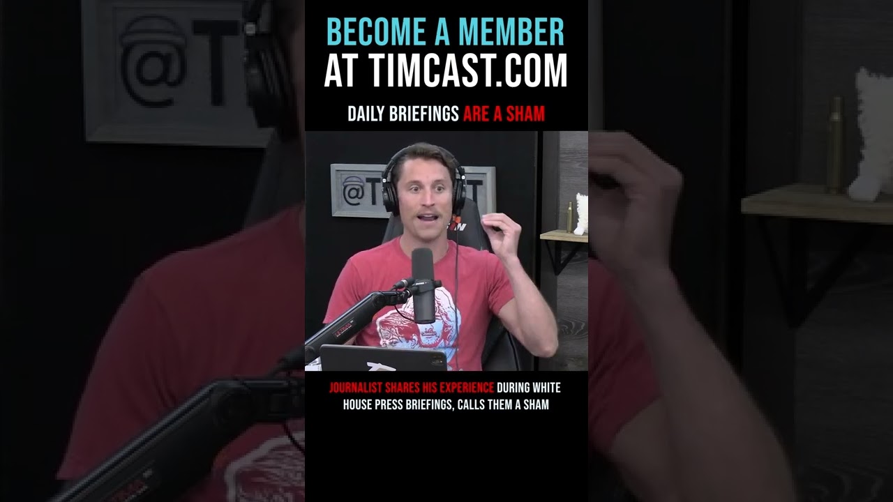 Timcast IRL - Daily Briefings Are A Sham #shorts