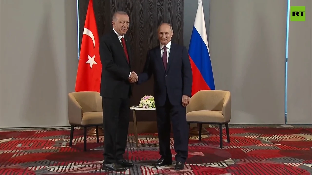 Putin, Erdogan meet at SCO summit