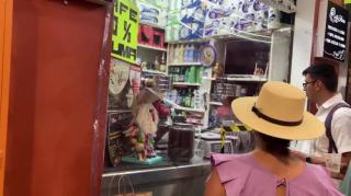 Buying Fresh Food From The Mercado In Oaxaca Mexico