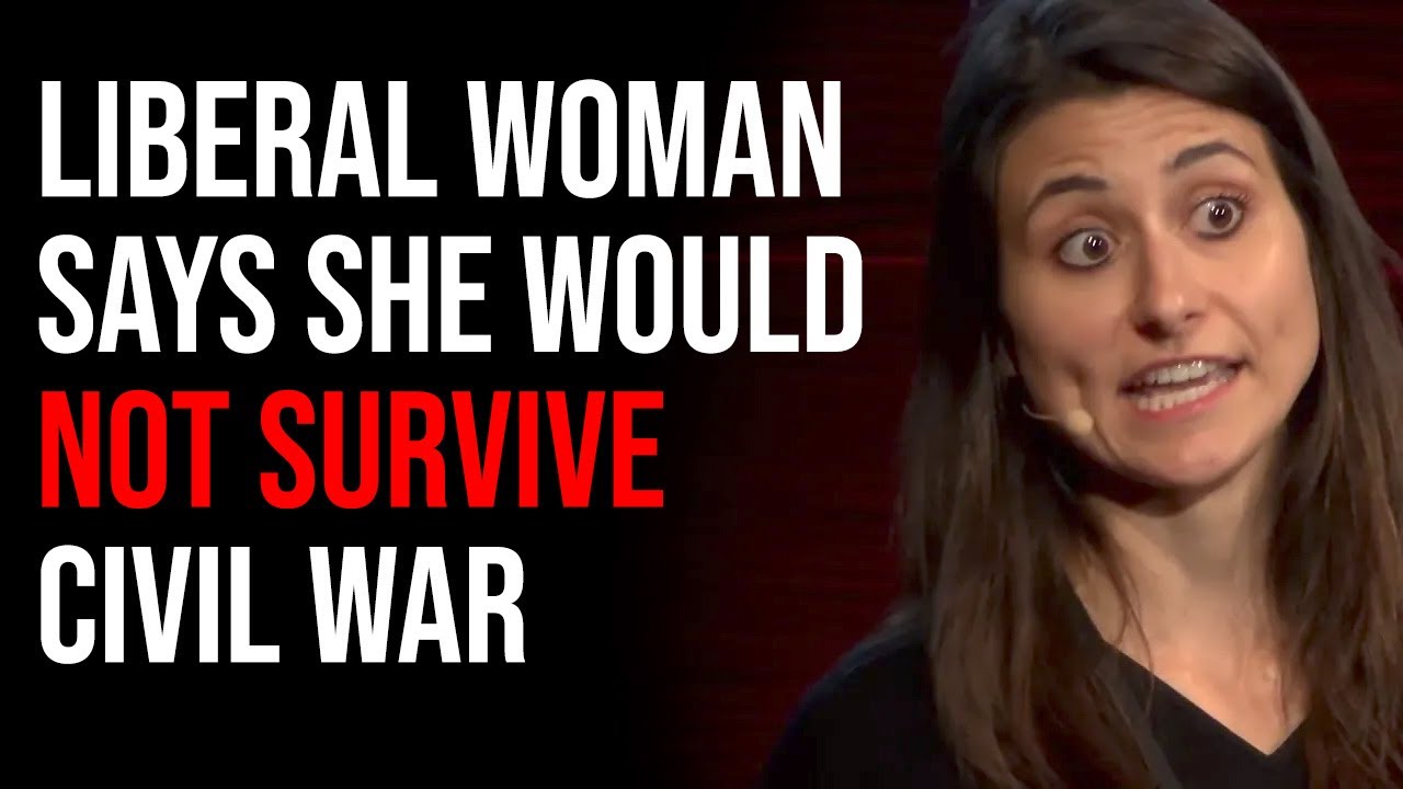 Liberal Woman ADMITS She Would NOT Survive Civil War, No Guns, No Food, She's Screwed